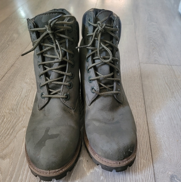 Timberland Jacquard "Ghost Camo" Boots - Picture 3 of 9